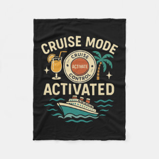Cruise Mode Geactiveerde Vakantie Voor Mannen En V Fleece Deken