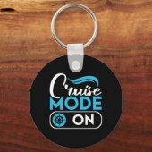 Cruise Mode On Ferry Ship Cruising Cruise Trip Sleutelhanger (Voorkant)
