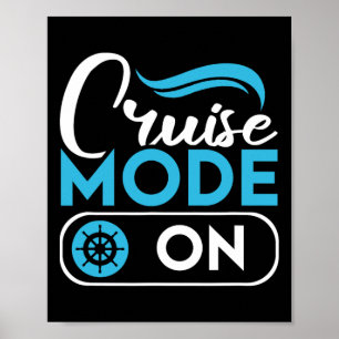 Cruise modus op veerboot cruise cruise trip poster