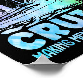 Cruise Moeder Dochter Reis 2025 Grappige Moeder Do Poster (Hoek)
