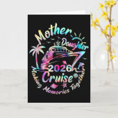Cruise Moeder Dochter Reis 2026 Grappige Moeder Do Kaart (Gele Bloem)