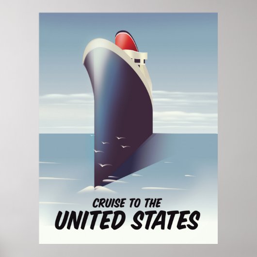 Cruise naar de Verenigde Staten Poster (Voorkant)