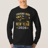 Cruise naar het New Year Gold Ship T-shirt (Voorkant)