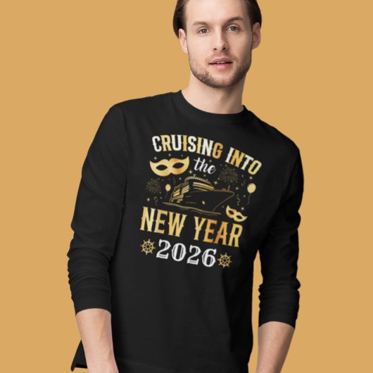 Cruise naar het New Year Gold Ship T-shirt