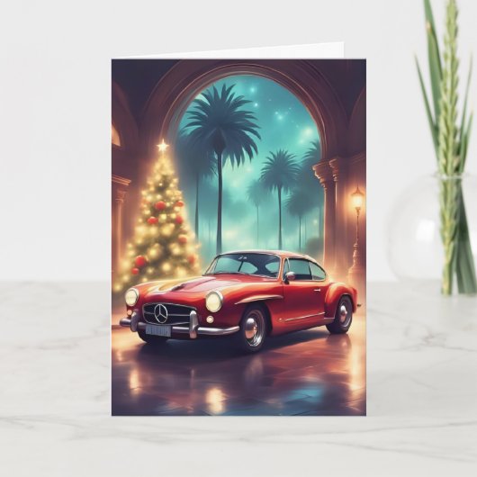 Cruise naar Kerst Kaart (Voorkant)