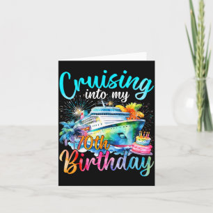 Cruise naar mijn 70e verjaardag Familie Cruise 70 Kaart