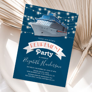 Cruise naar Pensioenfeest Oceaanschip Kaart