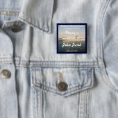 Cruise Name Badge - X Ship Vierkante Button 5,1 Cm (In situ)