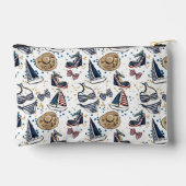 Cruise Nautical Patriottisch Patroon Etui (Achterkant)