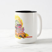 Cruise Night Tweekleurige Koffiemok (Voorkant rechts)