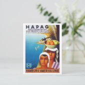 cruise over Middellandse Zee en Orient Briefkaart (Staand voorkant)