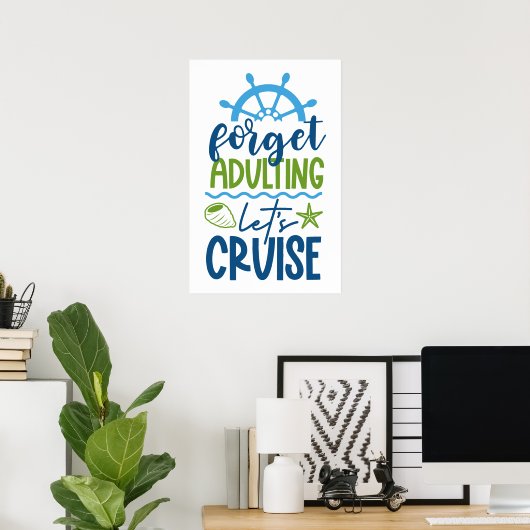 cruise poster (Thuiskantoor)