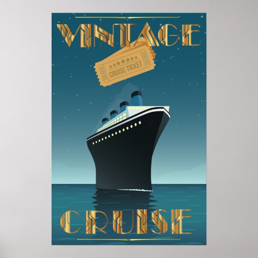  Cruise Poster (Voorkant)