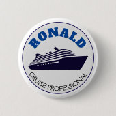 Cruise Professionele Button Naam Gift (Voorkant)