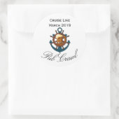 Cruise Pub Crawl Activitiedag Drink Ronde Sticker (Tas)