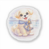 Cruise Puppy Anker Uitknip Sticker (Voorkant)