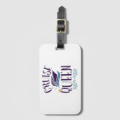 Cruise Queen Cute Cruising Women Bagagelabel (Voorkant (verticaal))
