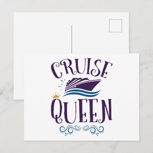 Cruise Queen Cute Cruising Women Briefkaart (Voorkant / Achterkant)