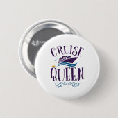 Cruise Queen Cute Cruising Women Ronde Button 5,7 Cm (Voorkant /achterkant)