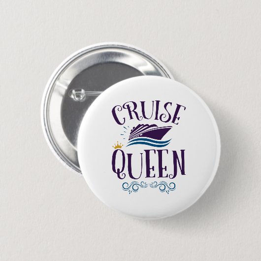 Cruise Queen Cute Cruising Women Ronde Button 5,7 Cm (Voorkant /achterkant)