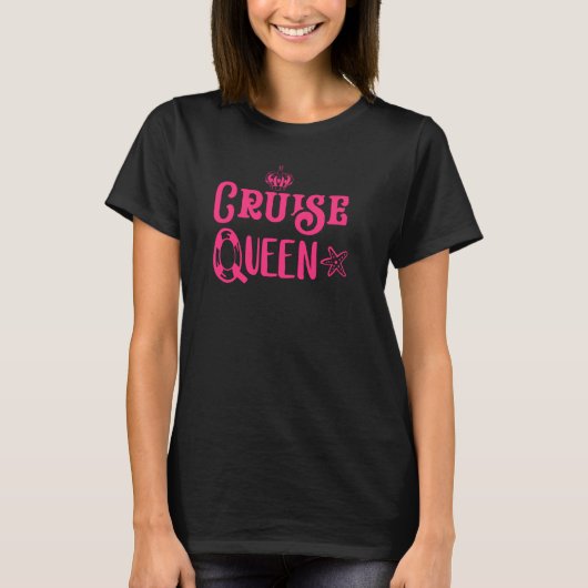 Cruise Queen voor vrouwen T-shirt (Voorkant)