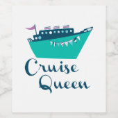 Cruise Queen Wijn Etiket (Enkel label)