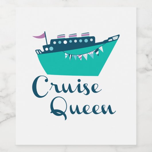 Cruise Queen Wijn Etiket (Enkel label)