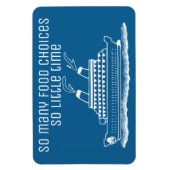 Cruise reizen vakantie grappige deur marker magneet (Verticaal)