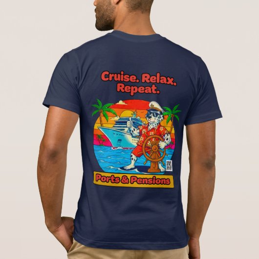 Cruise Relax Repeat Back Only T-shirt (Achterkant)