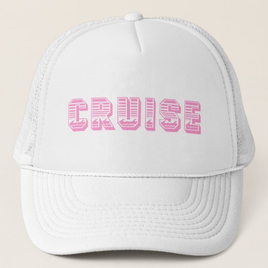 Cruise (roze) trucker pet (Voorkant)