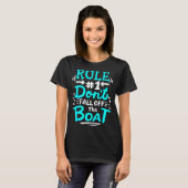 Cruise Rule #1 Don't Fall Off The Boat  T-shirt (Voorkant volledig)