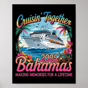 Cruise samen Bahama's 2025 Familiecruise Bahama Poster