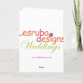 Cruise Save the Date Wedding Cards Aankondiging (Achterkant)