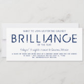 Cruise Ship Anchor Boarding Pass Wedding Invite Kaart (Achterkant)