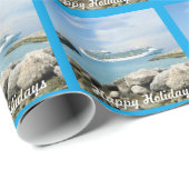 Cruise Ship at CocoCay Custom Cadeaupapier (Rol Hoek)