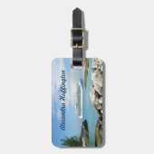Cruise Ship at CocoCay Personalized Bag Label Bagagelabel (Voorkant verticaal)