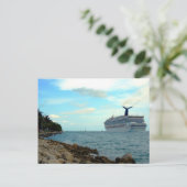 ~Cruise Ship~ BRIEFKAART, AANGEPAST Briefkaart (Staand voorkant)