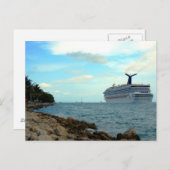 ~Cruise Ship~ BRIEFKAART, AANGEPAST Briefkaart (Voorkant / Achterkant)