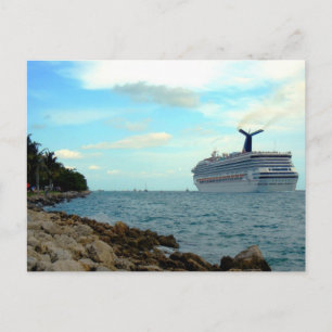 ~Cruise Ship~ BRIEFKAART, AANGEPAST Briefkaart