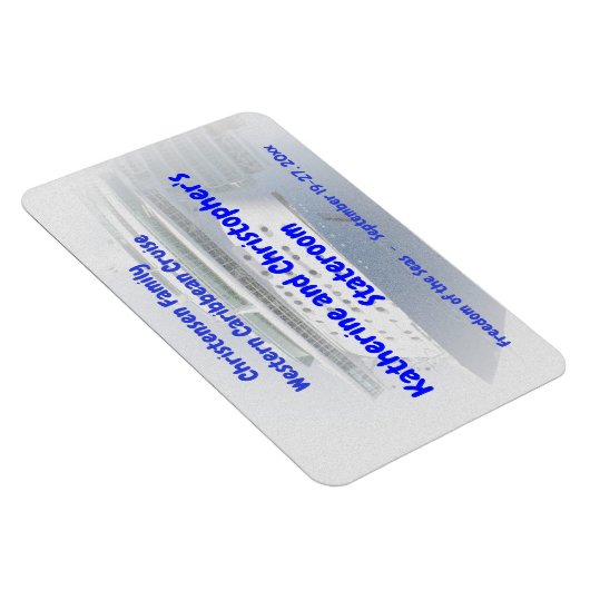 Cruise Ship Cameo Custom Stateroom door Marker Magneet (Rechterzijde)