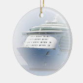 Cruise Ship Cameo Keramisch Ornament (Links)