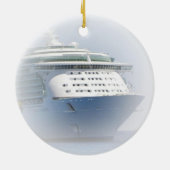 Cruise Ship Cameo Keramisch Ornament (Achterkant)