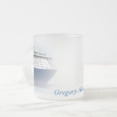 Cruise Ship Cameo Personalized Matglas Koffiemok (Voorkant links)