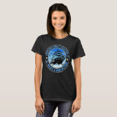 Cruise Ship Cruising Vacation Al Waves T-shirt (Voorkant volledig)