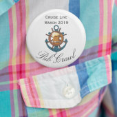 Cruise Ship Customize Activity Pub Crawl Activity Ronde Button 5,7 Cm