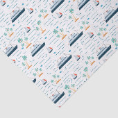 Cruise Ship Decoupage Tissuepapier (Detail)