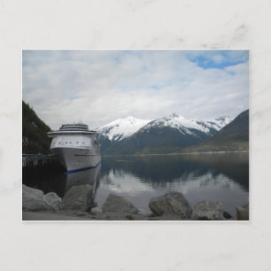 Cruise Ship Doced in Skagway, Alaska Briefkaart