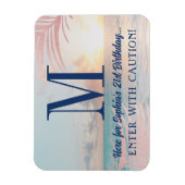 Cruise Ship door Birthday Group - Gepersonaliseerd Magneet (Verticaal)