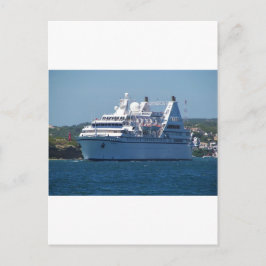 Cruise Ship Leaving Mahon Briefkaart
