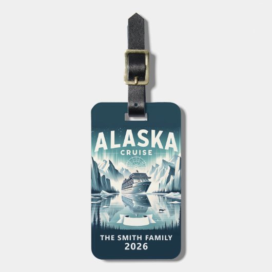 Cruise Ship Luggage Tag Bagagelabel (Voorkant verticaal)